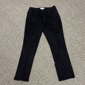 Laura Ashley Black Straight Leg Women's Jeans